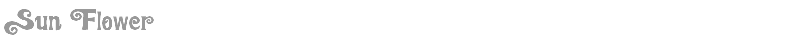 Sun Flower font preview